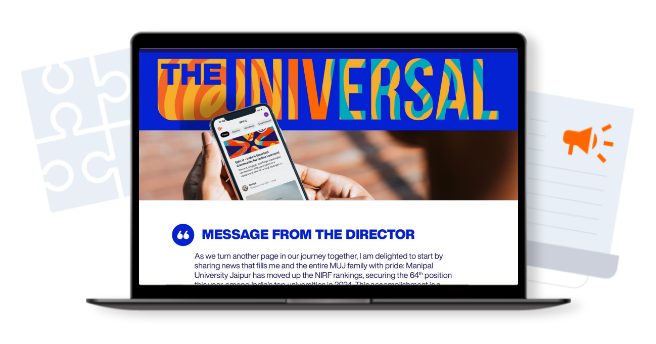 Monthly newsletters