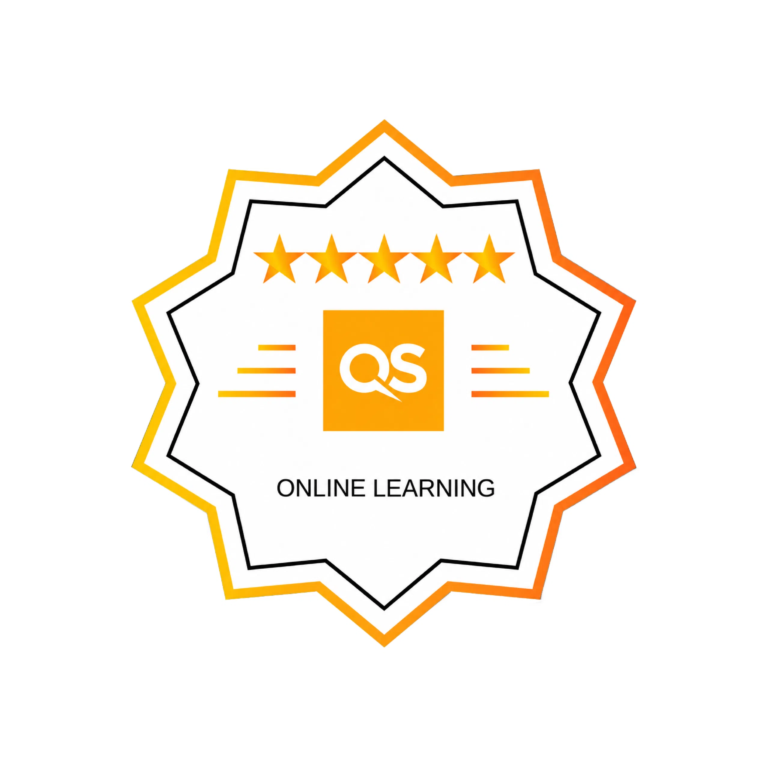 Rated 5-Star for Online Learning by QS Stars
