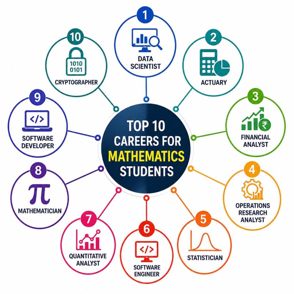 Top 10 Careers for Mathematics Students