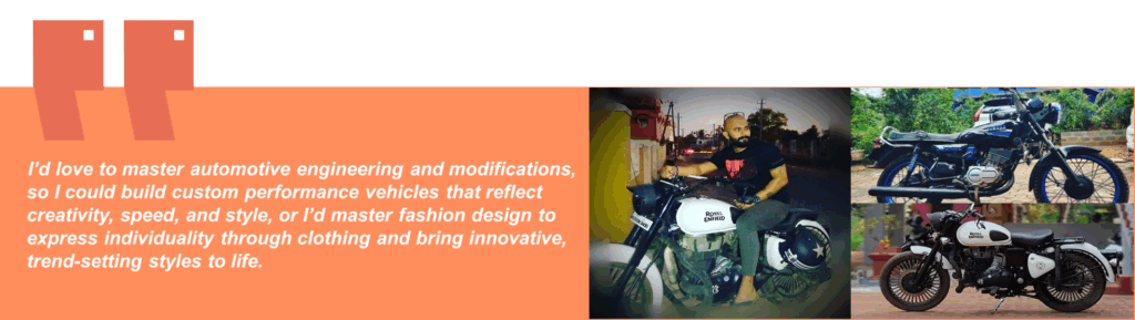 Professor Ujwal's love for bikes
