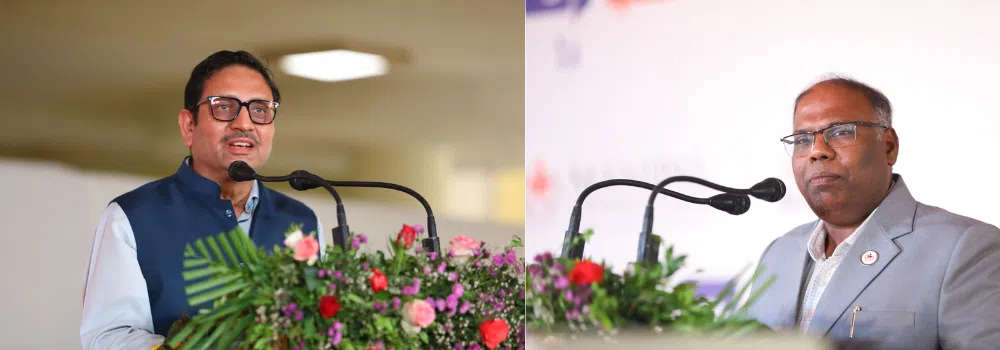 L: Dr N N Sharma, President of MUJ; R: Dr Gadapa Mallikarjuna, Director of CDOE, MUJ