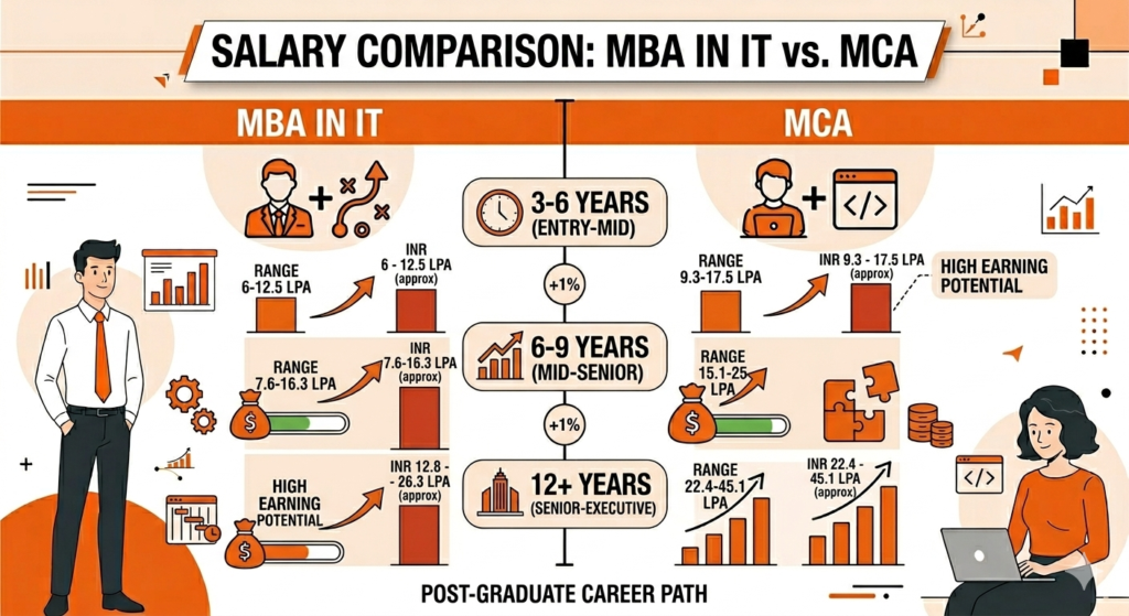 Skills Acquired through MBA in IT vs MCA