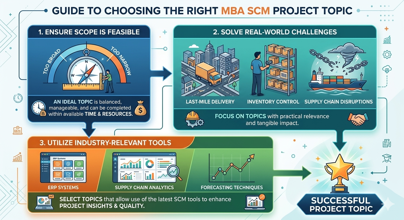 How to Choose the Right MBA SCM Project Topic?